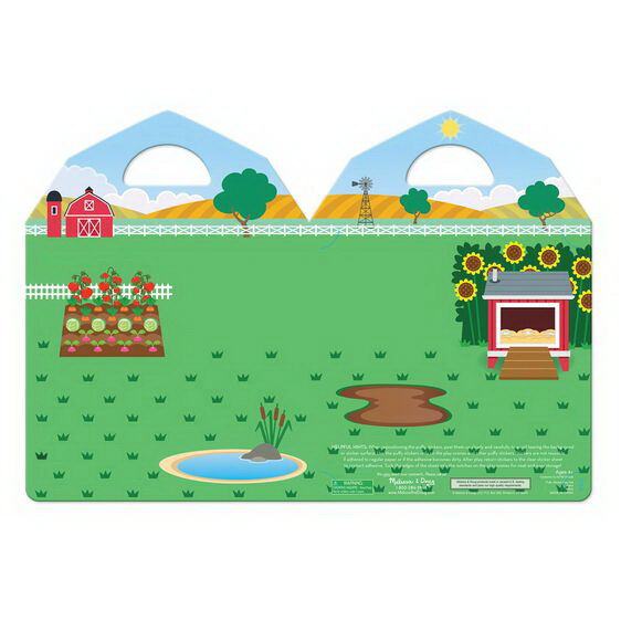 Melissa & Doug 9408 Puffy Stickers Play Set, 8-1/4 in W, 11-1/2 in L