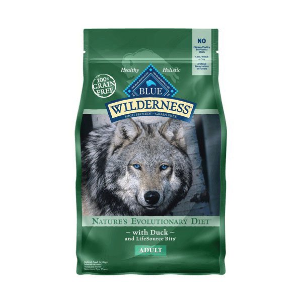 Blue Wilderness 596142 Dog Food Adult Dry 24 lb Bag