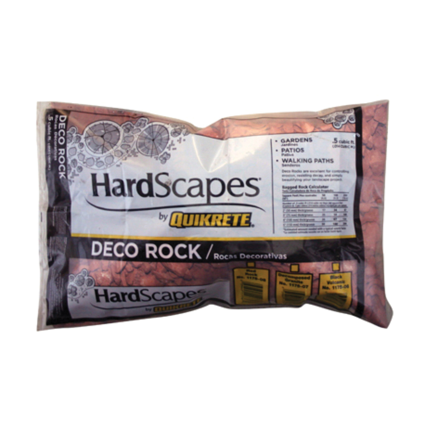 Quikrete 117508 Decorative Rock, 0.5 cu-ft Particle, Stone, Red