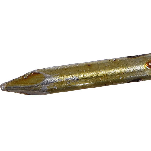 Hillman 42036 Nail, 8D, 2-1/2 in L, Steel, Cement-Coated, Flat Head, Smooth Shank, Gold, 75 PK