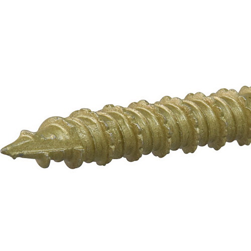 Screw, Power Pro, Star-Drive, Hex-Head, Serrated-Threads 1/4 in x 1-1/4 in, 1 lb - 4