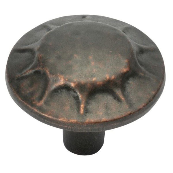 Hickory Hardware Clover Creek Series P3562-DAC Cabinet Knob, 1-1/16 in Projection, Zinc, Dark Antique Copper