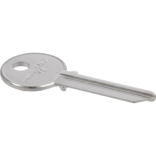 HILLMAN 85500 Key Blank, Brass, Nickel, For: Fortress Home and Office - 2