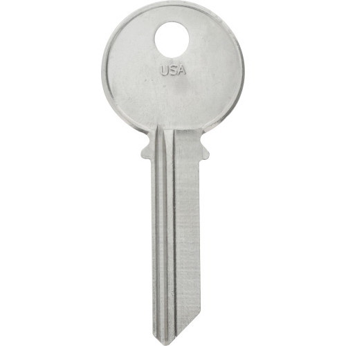 HILLMAN 85500 Key Blank, Brass, Nickel, For: Fortress Home and Office - 3