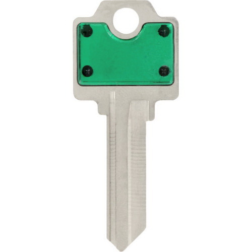 HILLMAN 86245 Key Blank, Brass, Nickel, For: Welch Home and Office - 3