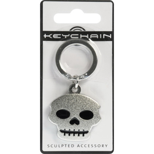 Key Chain, Hillman, Silver Skull - 2