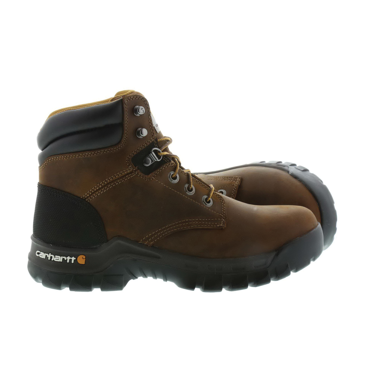 Carhartt CMF6366-BOD-11W Work Boots, 11, W, Brown Oil Tanned, Leather Upper, Lace-Up Closure - 3