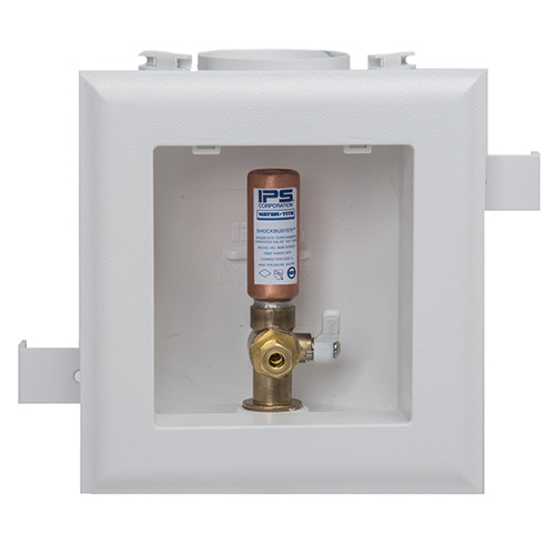 Ice Maker Outlet Box, Water-Tite, PVC - 2