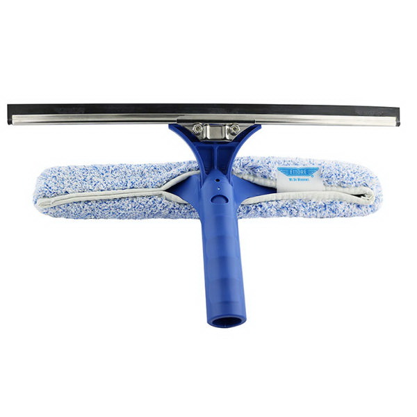 Ettore Pro Series 15080 Backflip Squeegee, 14 in Blade, Rubber Blade, Straight Blade