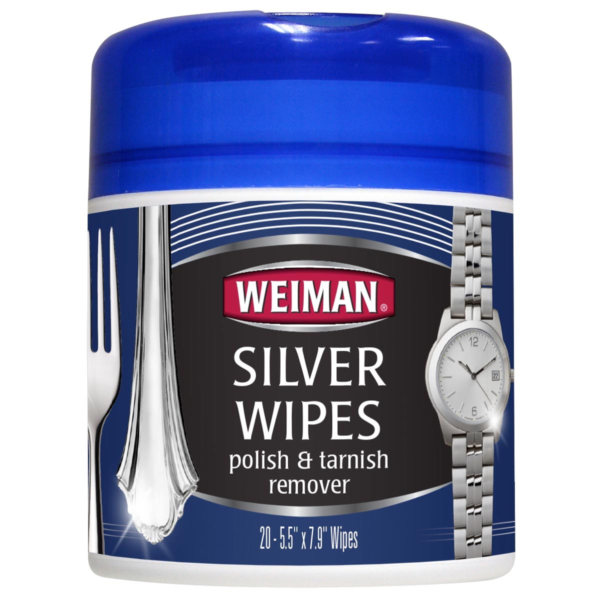 Weiman 48 Silver Wipe, Floral