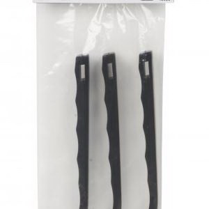 Hyde 46650 Mini Brush, 1/2 in L Trim, Stainless Steel Bristle, 10 in OAL