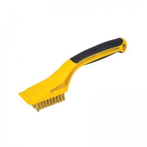 46801 Stripping Brush, 2-1/4 x 1-1/8 in Brush, Brass Trim