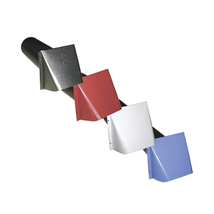 Dryer Vent Hood, Builder's Best, 4 in Dia, Galvanized - 2