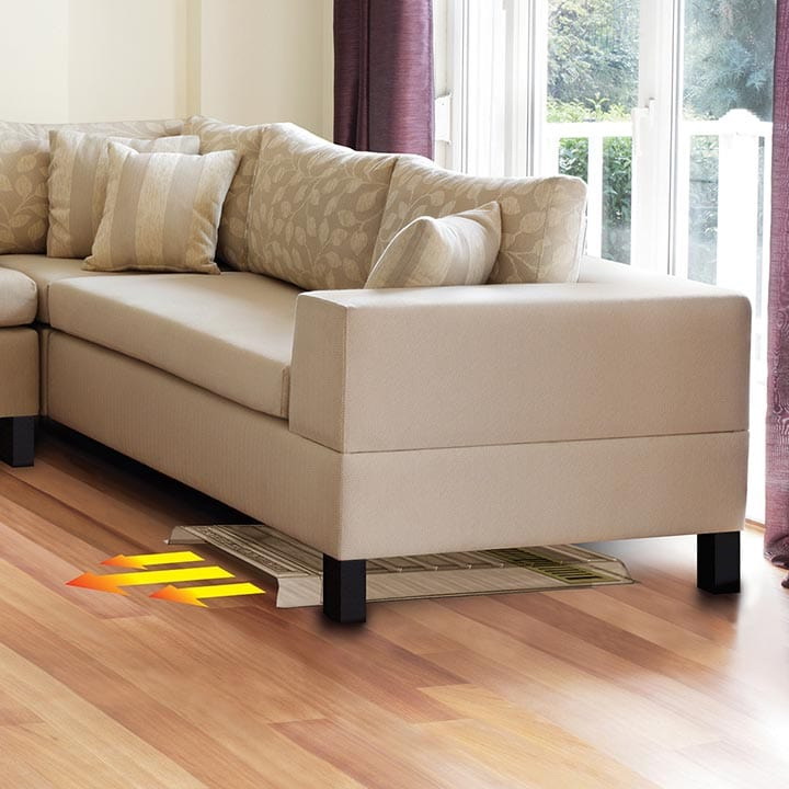 Extend-A-Vent Air Deflector, Dundas Jafine, 36 in L, 10-3/4 in W, Plastic, Clear - 2