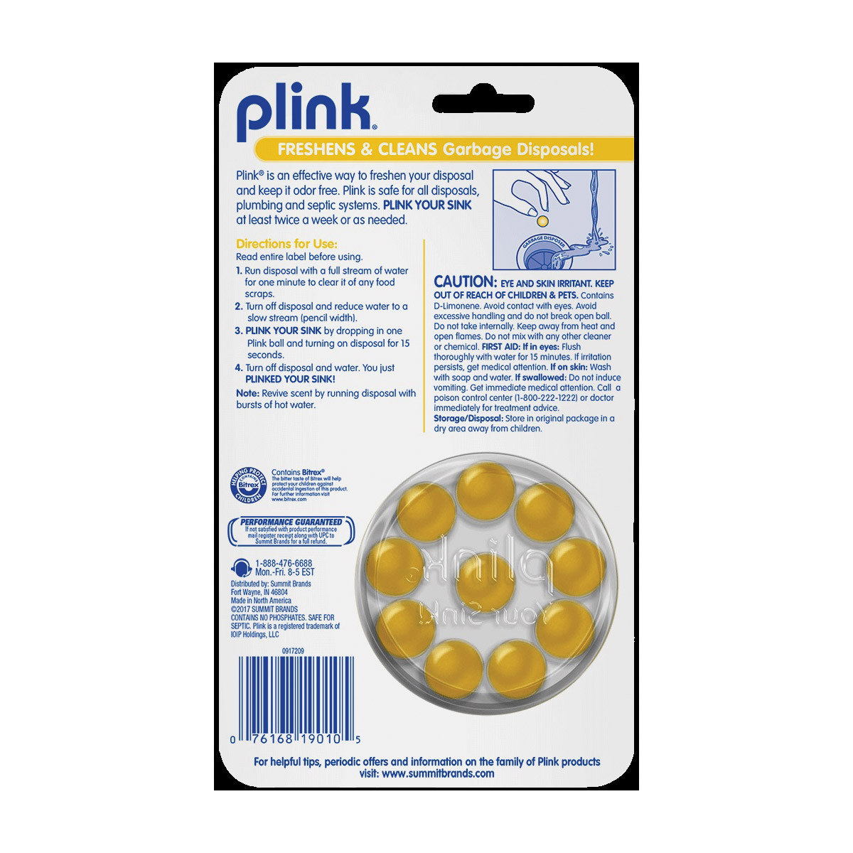 Cleaner & Deodorizer, Plink, Garbage Disposal - 2