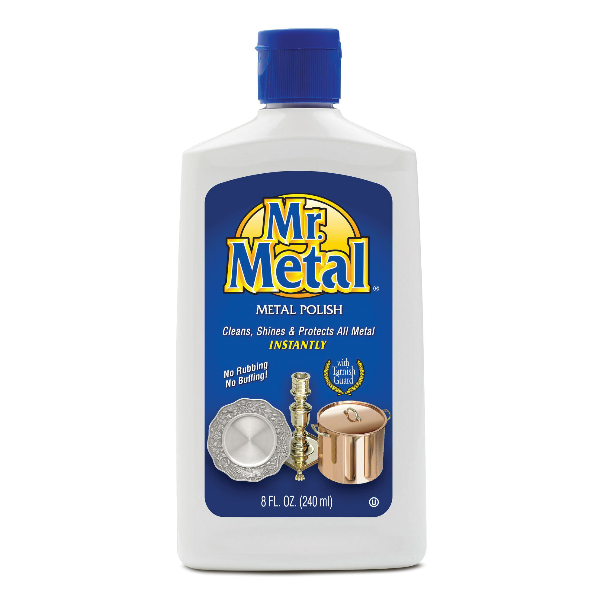 Mr. Metal 707284 Polish, 8 oz, Liquid, Floral Apple, Off-White - 1