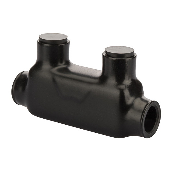 In-Line Splicer, Tork, 600 V, 1/0 to 14 AWG Wire, Plastisol Insulation, Black - 1