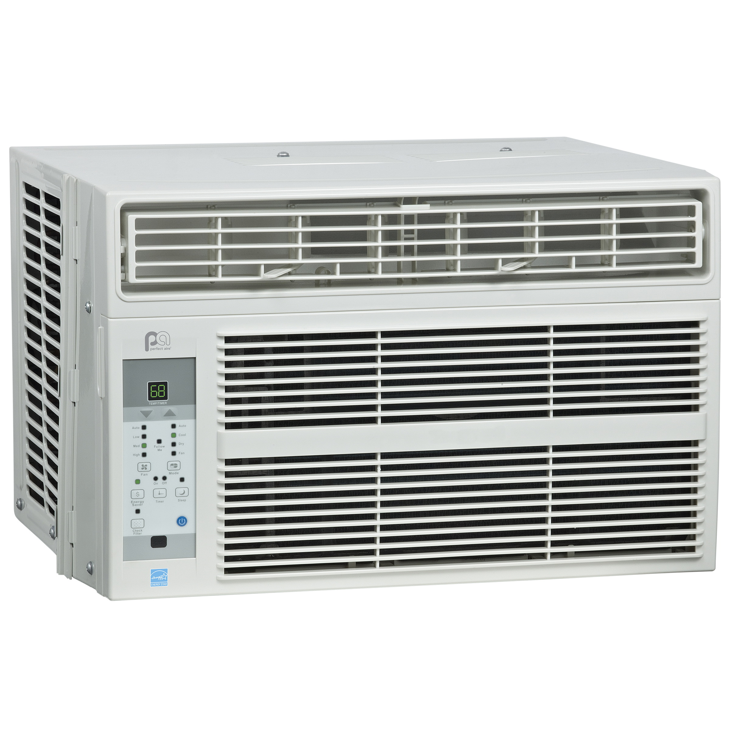 Air Conditioner, Perfect Aire, 115 V, 60 Hz, 8000 Btu Cooling, 300 to 350 sq-ft Coverage Area, 60 dB - 2