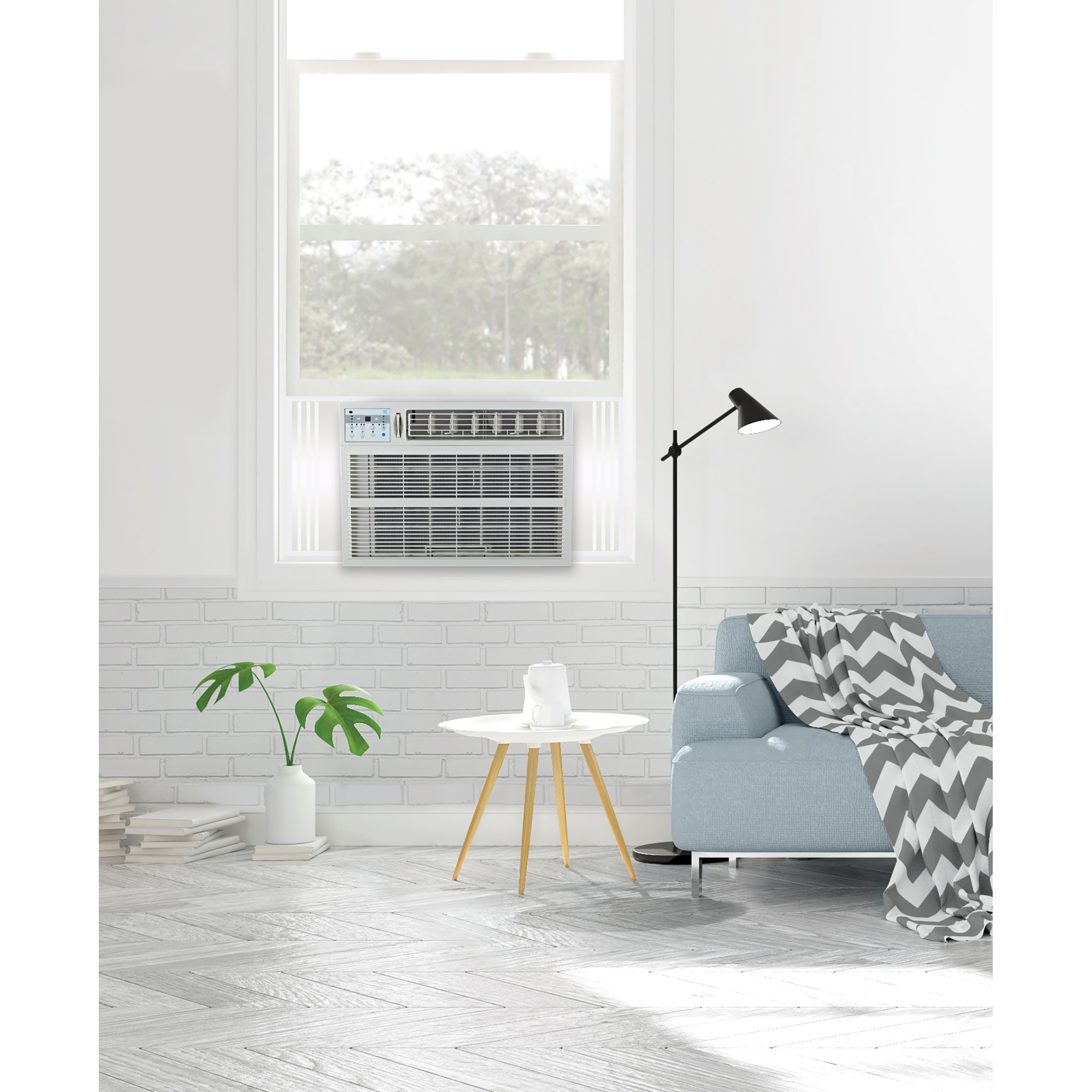 Air Conditioner, Perfect Aire, 115 V, 60 Hz, 8000 Btu Cooling, 300 to 350 sq-ft Coverage Area, 60 dB - 3