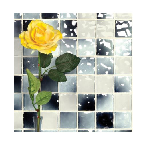 Watermarks Mosaic Tile, Gbm, Glass, Square Straight, 10.78 in L, 10.78 in W - 3