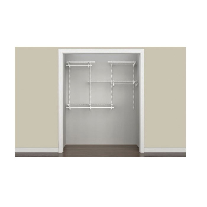 Organizer Kit, Closetmaid, Steel, White, Vinyl-Coated - 2