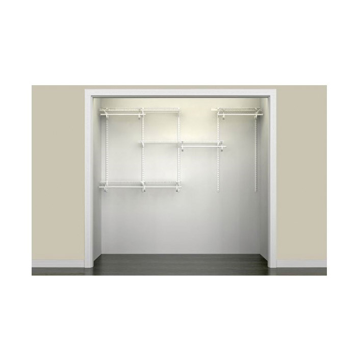 Organizer Kit, Closetmaid, Steel, White, Vinyl-Coated - 2