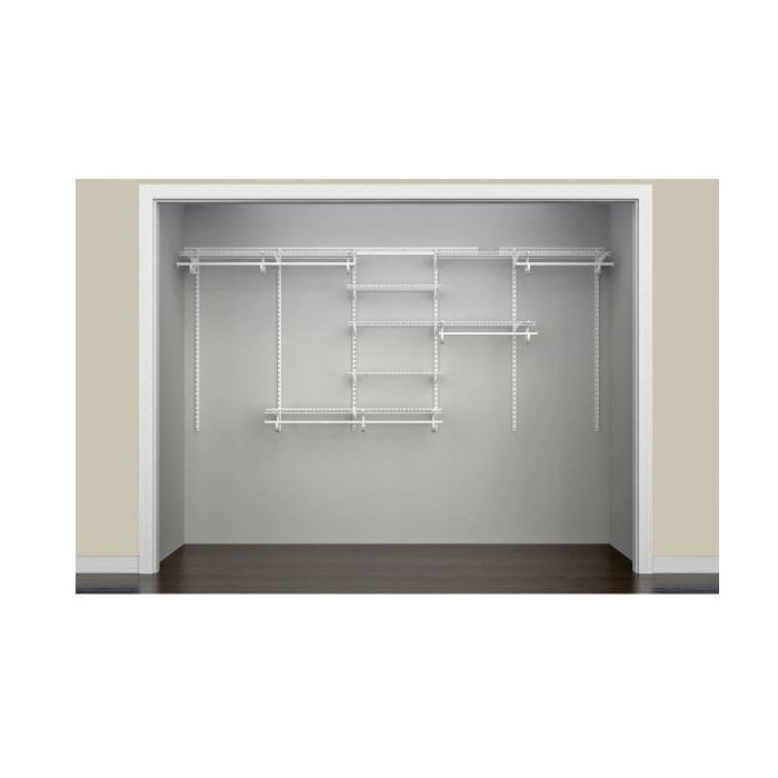 Organizer Kit, Closetmaid, Steel, White, Vinyl-Coated - 2