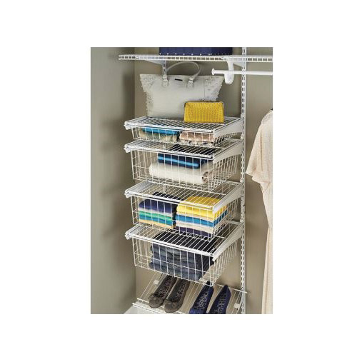 Storage Drawer Kit, Closetmaid, 4-Shelf, 17 in L, 21 in W, Steel - 2