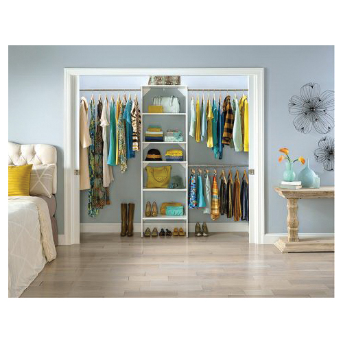 Tower Starter Kit, Closetmaid, 5-Shelf, Wood - 4