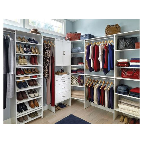 Corner Unit, Closetmaid, 3-Shelf, 19.63 in L, 31-3/4 in W, Wood - 2
