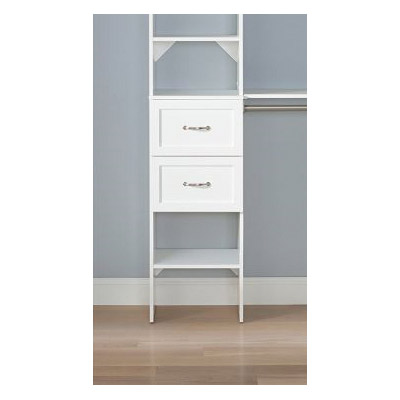 Drawer, Closetmaid, Wood,16 in W, 10 in D Pure White - 3