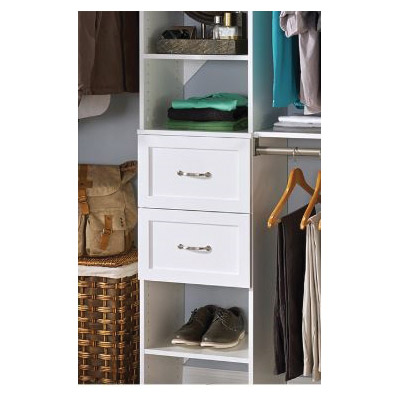 Drawer, Closetmaid, Wood,16 in W, 10 in D Pure White - 4