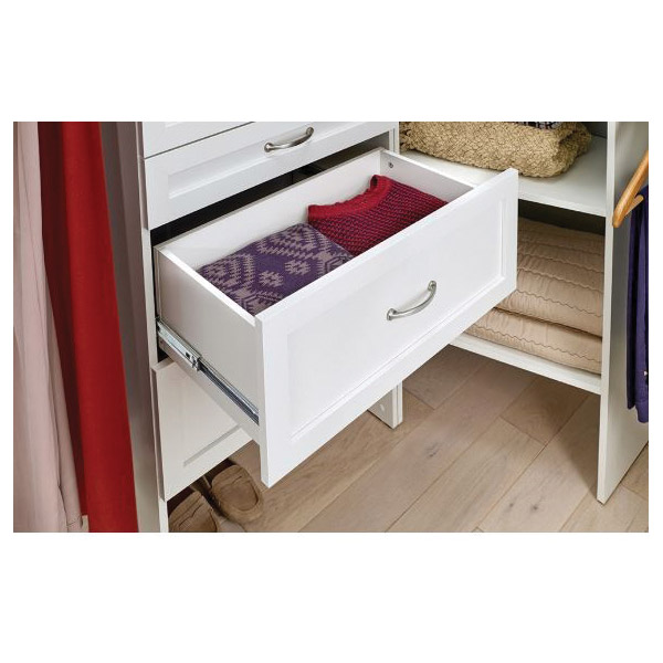 Drawer, Closetmaid, Wood, 25in W , 10in D, Pure White - 2