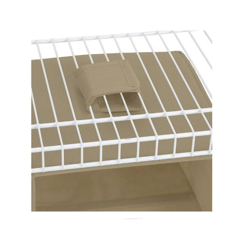 Organizer, Closetmaid, 12 in W, 54 in H, 8-Shelf, Polypropylene, Mocha - 2