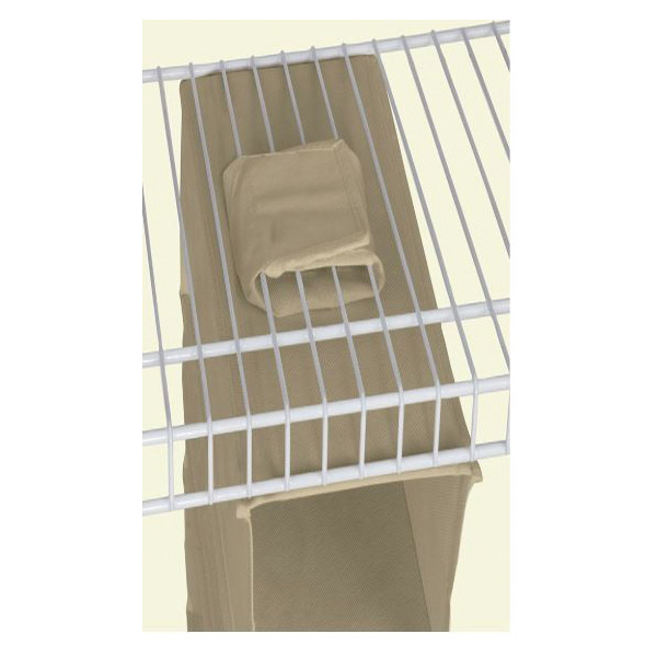 Shoe Organizer, Closetmaid, 6 in W, 54 in H, 10-Shelf, Polypropylene, Mocha - 2