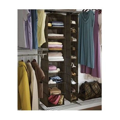 Organizer, Closetmaid, 12 in W, 54 in H, 8-Shelf, Brown - 3