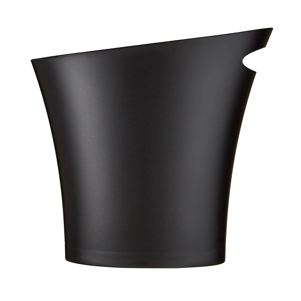 Skinny Trash Can, Umbra, 2 gal Capacity, Polypropylene, Black - 3
