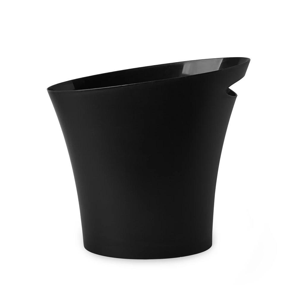 Skinny Trash Can, Umbra, 2 gal Capacity, Polypropylene, Black - 5