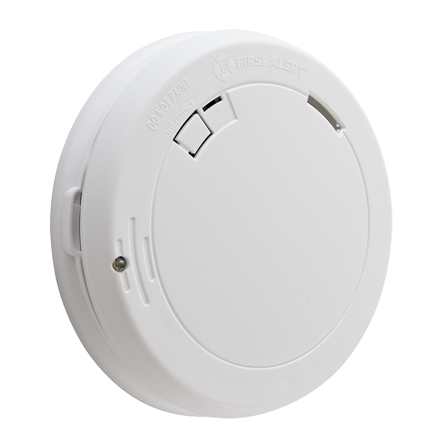 First Alert 1039855 Smoke Alarm, 9 V, Ionization Sensor, 85 dB, Alarm: Audible, White - 2