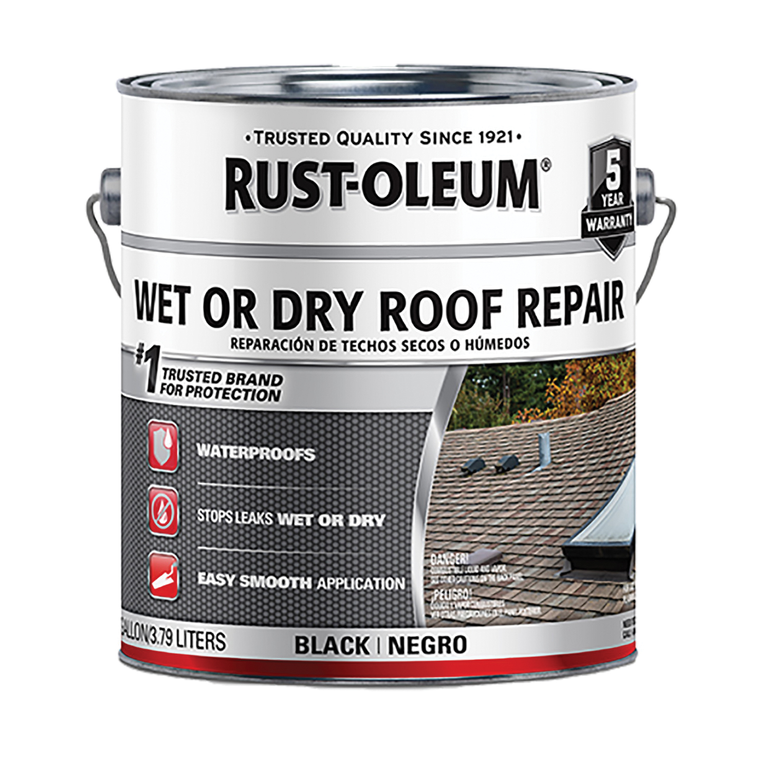 301899 Cement Roof Repair, Black, Liquid, 1 gal
