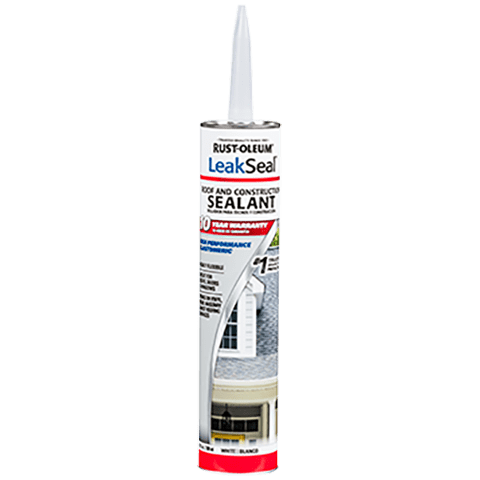 301827 Roof and Construction Sealant, White, Liquid, 10.1 oz, Cartridge