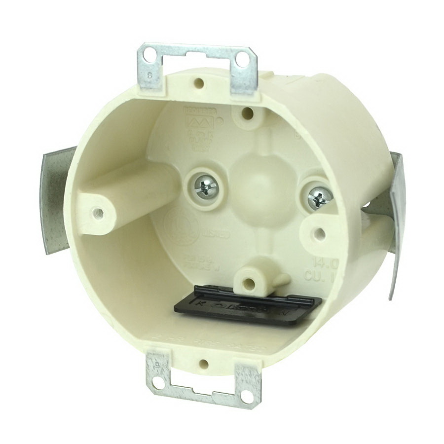 fiberglassBOX H9338-ESK Outlet Box, 1 -Gang, Fiberglass Reinforced Polyester, Beige