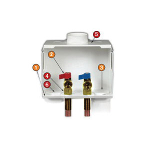 Dual Drain Ball Valve, Water-Tite, 1/2 in Connection, Sweat, Brass Body - 4