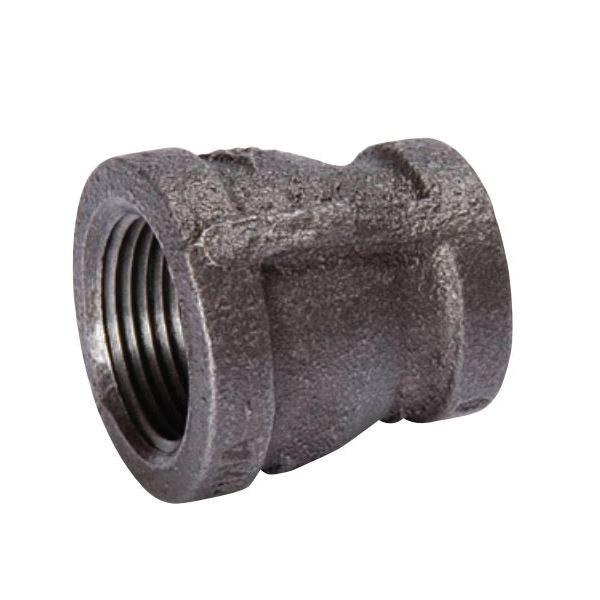 Southland 521-332HN Reducing Pipe Coupling, 1/2 x 3/8 in, FIP, Iron, 300 psi Pressure - 1