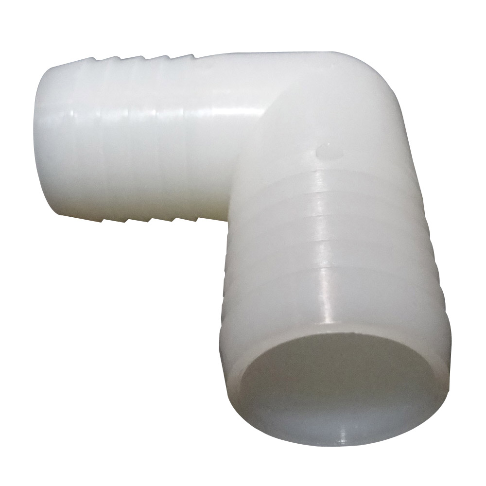 NY235F Elbow, 90 deg Angle, 1/2 in, Barb, Nylon