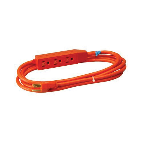Master Electrician 04006ME Appliance Power Cord, 16/3 AWG Cable, 9 ft L, 13 A, 125 V, Orange