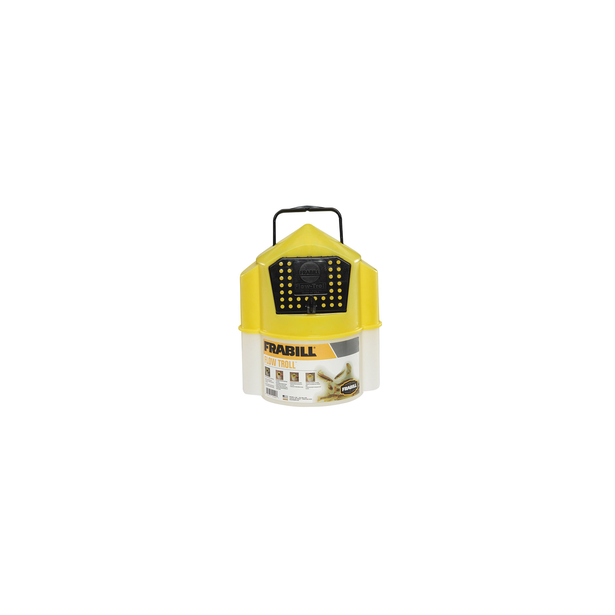 Frabill 4501 Flow Troll Bait Bucket