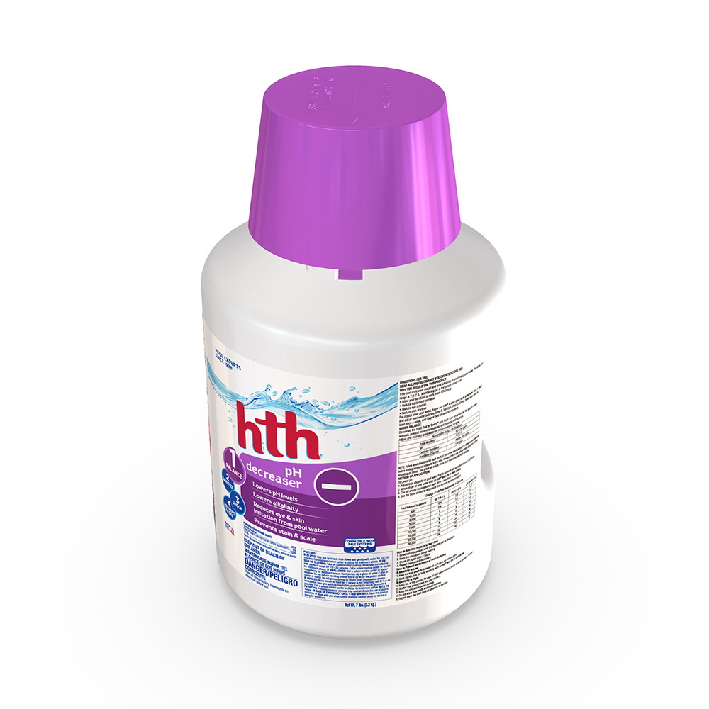 HTH 67006 pH Decreaser, Granular, Off-White, 7 lb - 5