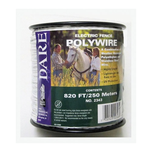 Dare Fence Poly Wire 250 White Dare Fence Poly Wire 250 White