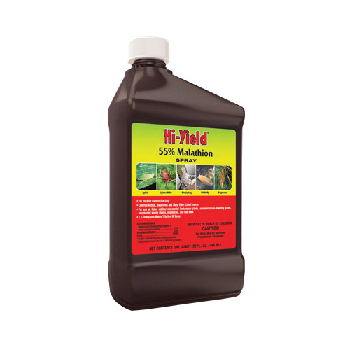 Spray Insect Killer, Hi-Yield, 55% Malathion, Liquid, Concentrate, 32 oz - 2